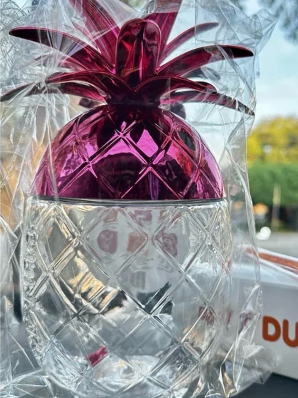 Dunkin’ Donuts Pink Pineapple cup